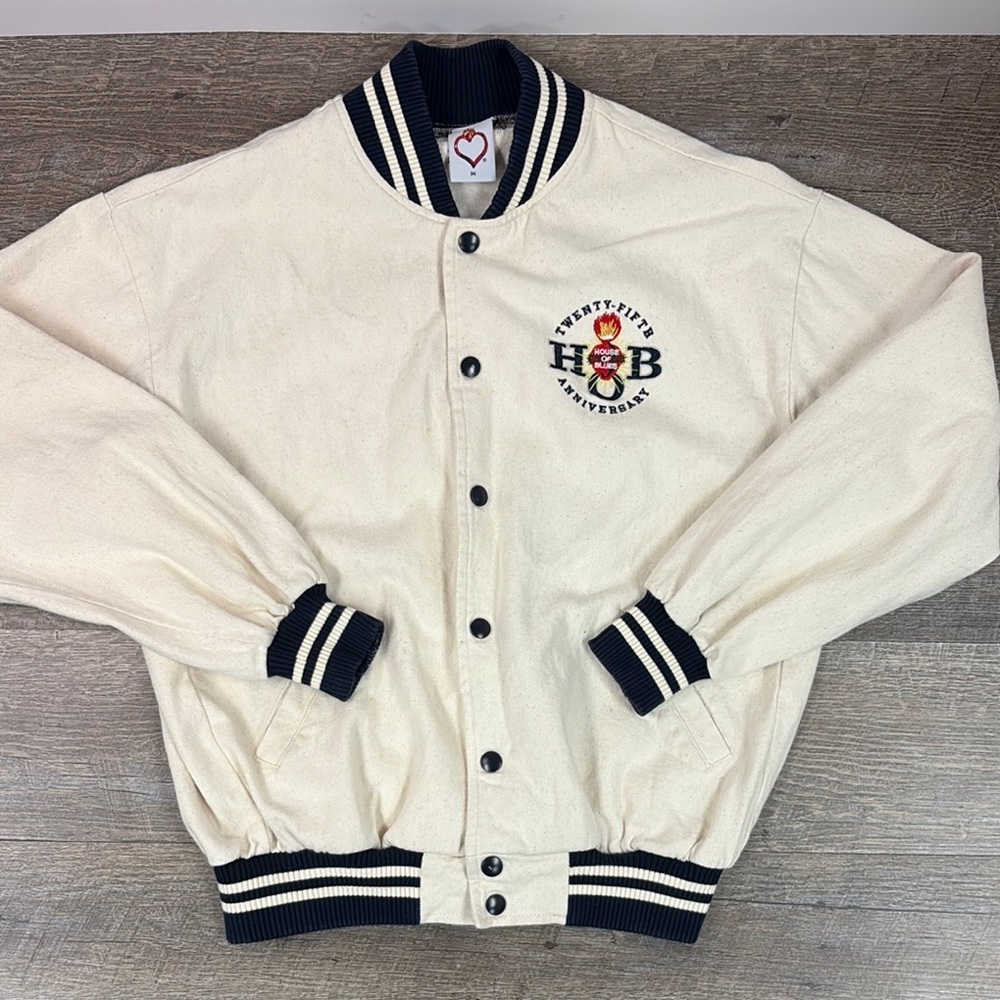 Vintage House Of Blues 1990’s 25th Anniversary Unisex Bomber Jacket Size M